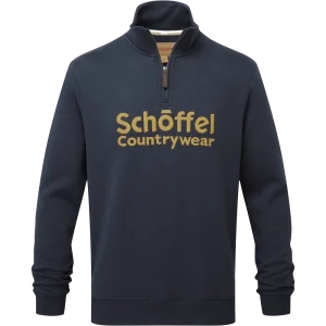 Bude Quarter Zip Sweatshirt - Navy